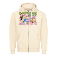 Sandshell id rather be home finishing my tbr pile Zipper Hoodie - MaliasSmallBusiness