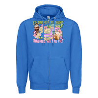 True Royal id rather be home finishing my tbr pile Zipper Hoodie - MaliasSmallBusiness