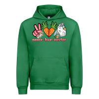 Emerald Peace love Easter Day Urban Hoodie - HowdyJamesFarm