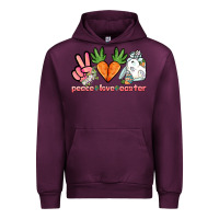 Mauve Wine Peace love Easter Day Urban Hoodie - HowdyJamesFarm