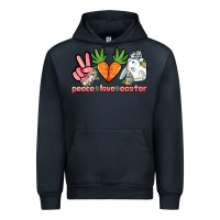 Navy Peace love Easter Day Urban Hoodie - HowdyJamesFarm