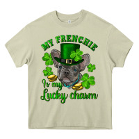 Mossy st.patrick's day my french bulldog is my lucky charm Heavy Core Tee - RanaPortraitStore