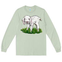 Matcha Baby Angora Goat Long Sleeve Tee - LillyAllenDesigns