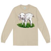 Mushroom Baby Angora Goat Long Sleeve Tee - LillyAllenDesigns