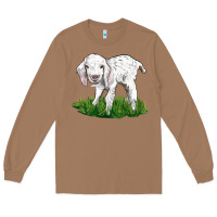Toasted Coconut Baby Angora Goat Long Sleeve Tee - LillyAllenDesigns