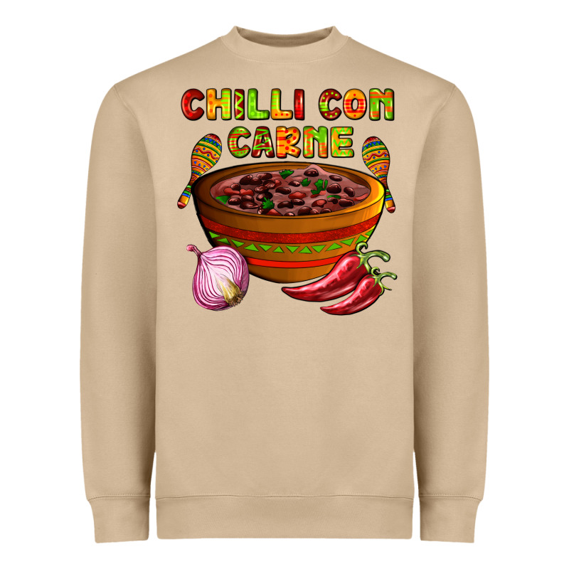 Chilli Con Carne  With Chilli Pepper Heavyweight Sweatshirt by AdoDesignShop | Teevron