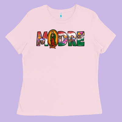 Mexican Flag Our Lady Of Guadalupe Madre Ladies Tee Designed By Jahusdesignshop