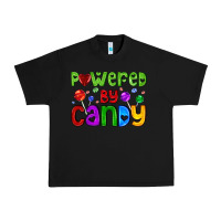 Black powered by candy with lollipops Urban Heavy Tee - AdoDesignShop