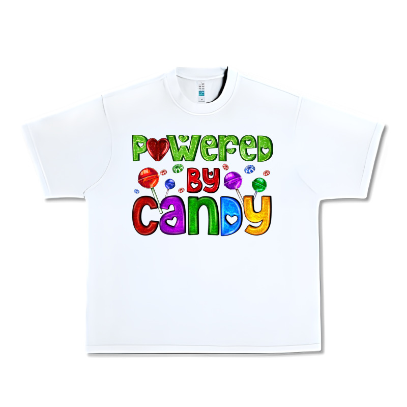 Powered By Candy With Lollipops Urban Heavy Tee by AdoDesignShop | Teevron