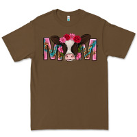 Cacao mom with cow mothers day Premium Tee - texasbilliewilder