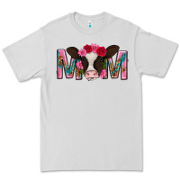 Dove Grey mom with cow mothers day Premium Tee - texasbilliewilder