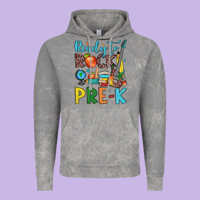 Ready To Rock Pre K Vintage Hoodie Designed By Jahusdesignshop