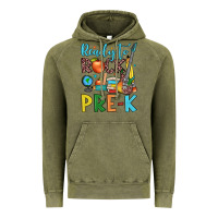 Vintage Olive ready to rock pre k Vintage Hoodie - JahusDesignShop