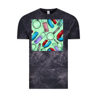 Cloud Black sciences seamless pattern Vintage Tee - BundleAndBundleShop