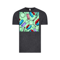 Vintage Black sciences seamless pattern Vintage Tee - BundleAndBundleShop
