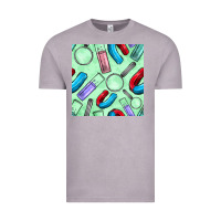 Vintage Zinc sciences seamless pattern Vintage Tee - BundleAndBundleShop