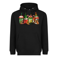 Black christmas gnomes coffee Heavyweight Hoodie - Jasminsmagicworld
