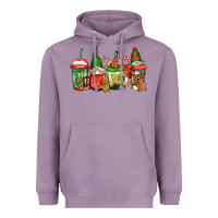 Lavender christmas gnomes coffee Heavyweight Hoodie - Jasminsmagicworld