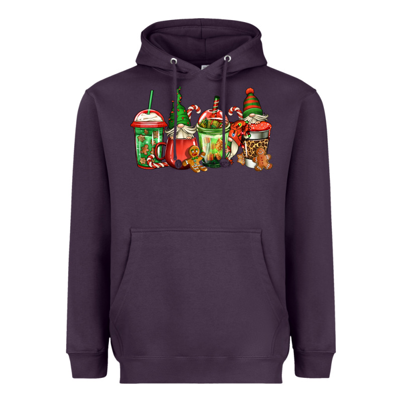 Christmas Gnomes Coffee Heavyweight Hoodie by Jasminsmagicworld | Teevron