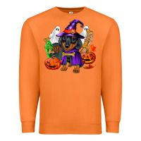 Carrot Halloween dachshund puppy dog Premium Sweatshirt - RanaPortraitStore