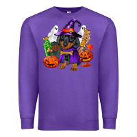 Halloween Dachshund Puppy Dog Premium Sweatshirt | Teevron