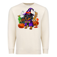 Sandshell Halloween dachshund puppy dog Premium Sweatshirt - RanaPortraitStore