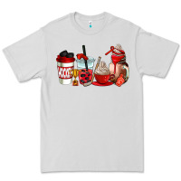 Dove Grey hockey coffee cups Premium Tee - AdoDesignShop
