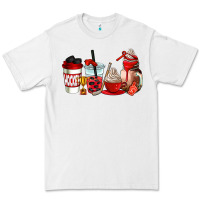 White hockey coffee cups Premium Tee - AdoDesignShop