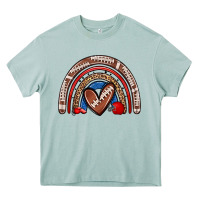 Arona football rainbow Heavy Core Tee - Zillion Design Studio