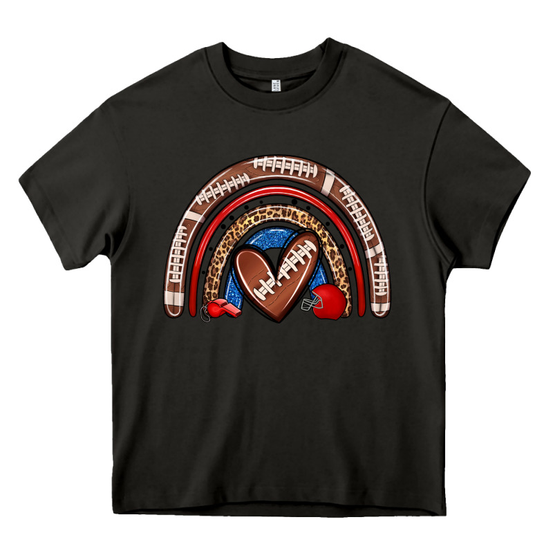 Football Rainbow Heavy Core Tee by Zillion Design Studio | Teevron
