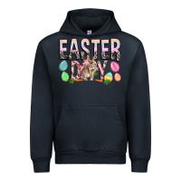 Navy Easter Day with rabbit Urban Hoodie - HowdyJamesFarm