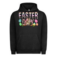 Pigment Black Easter Day with rabbit Urban Hoodie - HowdyJamesFarm