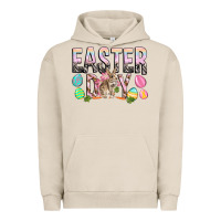 Pigment French Oak Easter Day with rabbit Urban Hoodie - HowdyJamesFarm