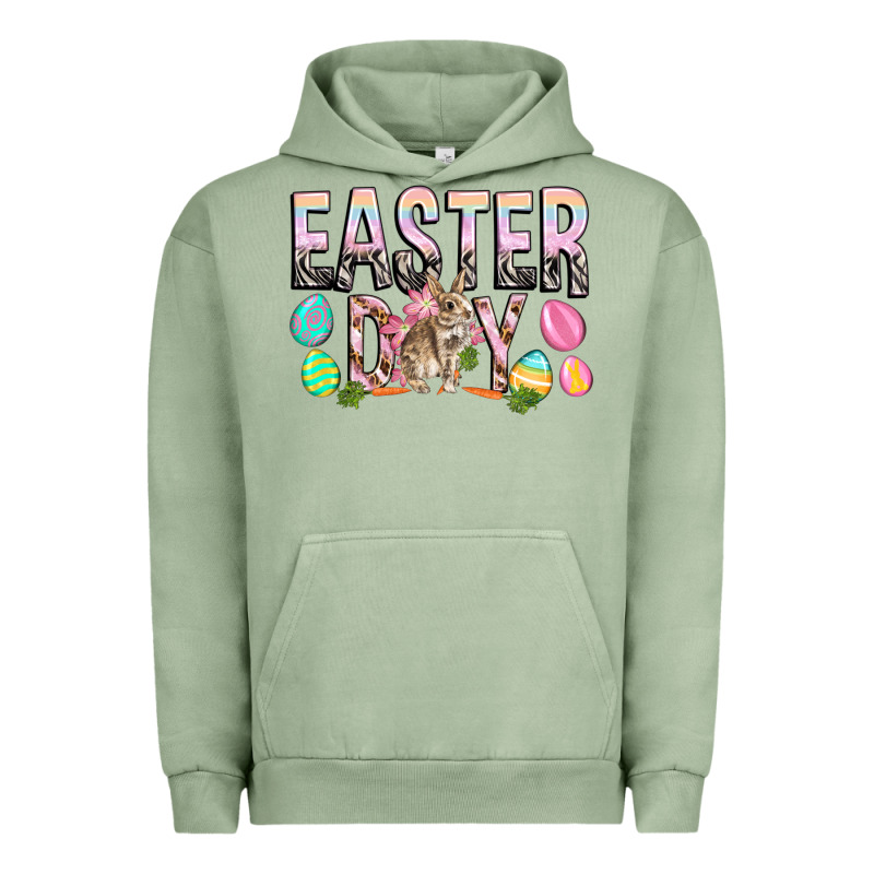 Easter Day With Rabbit Urban Hoodie by HowdyJamesFarm | Teevron