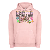 Pigment Salmon Easter Day with rabbit Urban Hoodie - HowdyJamesFarm