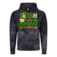Cloud Black irish today hungover tomorrow Vintage Hoodie - Artiststas