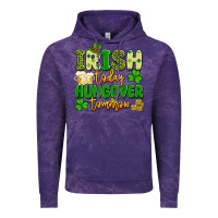 Cloud Purple irish today hungover tomorrow Vintage Hoodie - Artiststas