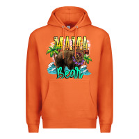 Carrot Mama bear summer Premium Hoodie - NancyCooperArtShop