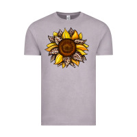 Vintage Zinc sunflower leopard Vintage Tee - JahusDesignShop