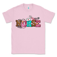 Bubblegum Pink nurse with nurse element Classic Tee - AdoDesignShop