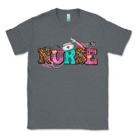 Charcoal Heather nurse with nurse element Classic Tee - AdoDesignShop