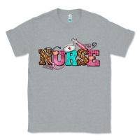 Heather Grey nurse with nurse element Classic Tee - AdoDesignShop
