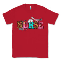 Red nurse with nurse element Classic Tee - AdoDesignShop