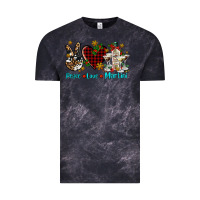 Cloud Black peace love martini Vintage Tee - AdoDesignShop