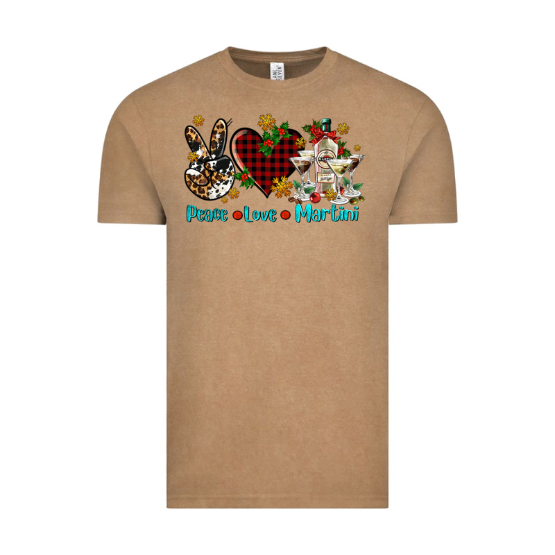 Peace Love Martini Vintage Tee by AdoDesignShop | Teevron