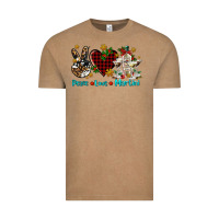Vintage Coffee peace love martini Vintage Tee - AdoDesignShop