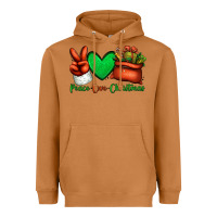 Meerkat peace love Christmas Santa Claus hand Heavyweight Hoodie - Jasminsmagicworld