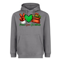 Storm peace love Christmas Santa Claus hand Heavyweight Hoodie - Jasminsmagicworld