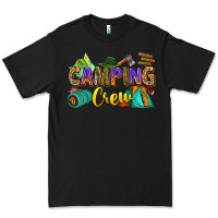 Black camping crew Premium Tee - Zillion Design Studio