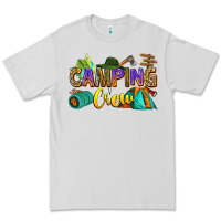 Dove Grey camping crew Premium Tee - Zillion Design Studio
